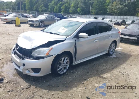 2013 Nissan Sentra Sr из США, поврежденный, VIN 3N1AB7AP1DL772828
